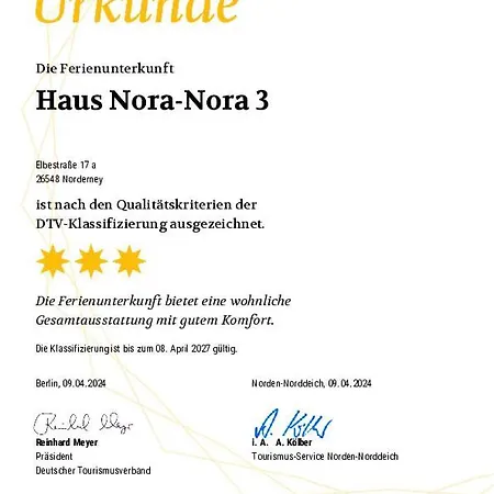 Daire Nora 4 Norderney